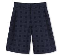 Kenzo Kids - Bermuda Motif Jacquard - Medieval Blue - Garçon - 2 Ans