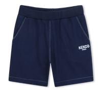 Kenzo Kids - Bermuda Taille Élastique - Medieval Blue - Garçon - 3 Ans