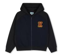 Kenzo Kids - Cardigan À Capuche - Bleu Mistral - Garçon - 14 Ans