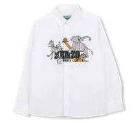 Kenzo Kids - Chemise À Manches Longues - Blanc - Garçon - 12 Ans