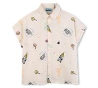 Kenzo Kids - Chemise Manches Courtes - Nougat - Garçon - 4 Ans