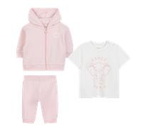 Kenzo Kids - Ensemble Tee-shirt + Cardigan + Pantalon - Veiled Rose - Unisexe - 6 Mois