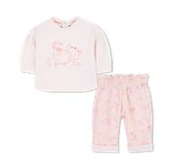 Kenzo Kids - Ensemble Tee-shirt + Pantalon - Veiled Rose - Fille - 12 Mois