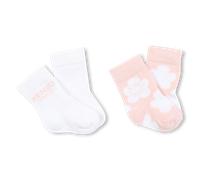 Kenzo Kids - Lot De 2 Paires De Chaussettes Tricot - Veiled Rose - Unisexe - Taille 17