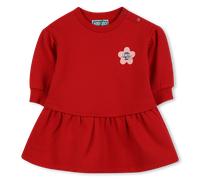 Kenzo Kids - Robe À Manches Longues - Rouge Fonce - Fille - 9 Mois