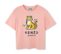 Kenzo Kids - T-shirt À Manches Courtes - Atomic Pink - Fille - 6 Ans