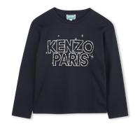 Kenzo Kids - T-shirt À Manches Longues - Bleu Mistral - Garçon - 4 Ans