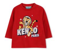 Kenzo Kids - T-shirt À Manches Longues - Rouge Fonce - Garçon - 18 Mois