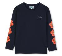 Kenzo Kids - Tee-shirt Manches Longues - Bleu Mistral - Fille - 12 Ans
