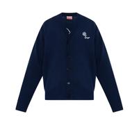 Kenzo - Logo Cardigan - Homme - Pulls - Bleu - Taille: S