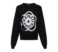 Kenzo - Logo SweaT-shirt - Femme - Sweatshirts et sweats à capuche - Noir - Taille: 36 FR