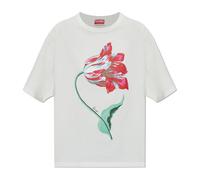 Kenzo - Logo T-Shirt - Femme - Tops - Blanc - Taille: 36 FR