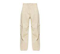 Kenzo - Pantalon ample en coton - Homme - Pantalons - Beige - Taille: M