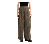 Kenzo - Pantalon cargo en toile teinte - Femme - Jeans - Brun - Taille: 36 FR