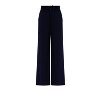 Kenzo - Pantalon Droit Signature - Femme - Pantalons - Bleu - Taille: 40 FR