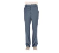 Kenzo - Pantalon droit sur mesure - Homme - Pantalons - Bleu - Taille: W38