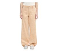 Kenzo - Pantalon large taille haute - Femme - Pantalons - Beige - Taille: W25