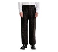 Kenzo - Pantalon Tailleur Plissé Tissé - Homme - Pantalons - Brun - Taille: W42