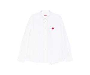Kenzo - Pop Casual Oxford Shirt - Homme - Chemises - Blanc - Taille: XL