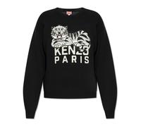 Kenzo - Pull avec Logo Brodé - Homme - Pulls - Noir - Taille: XL