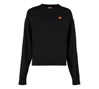 Kenzo - Pull en Laine à Col Rond - Femme - Pulls - Noir - Taille: 40 FR