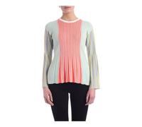 Kenzo - Pull Évasé Multicolore à Col Rond - Femme - Pulls - Multicolore - Taille: 38 FR