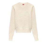 Kenzo - Pull Signature en Maille Câblée - Femme - Pulls - Beige - Taille: 38 FR