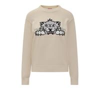 Kenzo - Pull Tigre Joyeux - Femme - Sweatshirts et sweats à capuche - Beige - Taille: 38 FR