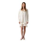 Kenzo - Robe Chemise Oversize - Femme - Robes - Blanc - Taille: 38 FR