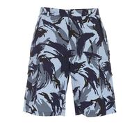 Kenzo - Short Cargo Camouflage Bleu - Homme - Shorts - Bleu - Taille: W32