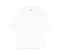 Kenzo - Short Sleeve Shirt - Homme - Chemises - Blanc - Taille: M