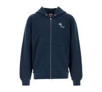 Kenzo - Sweat à capuche zippé avec broderie de tulipe - Homme - Sweatshirts et sweats à capuche - Bleu - Taille: XL
