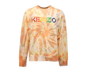 Kenzo - SweaT-shirt Logo Classique - Femme - Sweatshirts et sweats à capuche - Orange - Taille: 42 FR