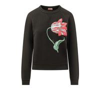 Kenzo - SweaT-shirt Tulipe - Femme - Sweatshirts et sweats à capuche - Noir - Taille: 38 FR