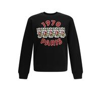 Kenzo - SweaT-shirt Wild Tiger en coton - Homme - Sweatshirts et sweats à capuche - Noir - Taille: L