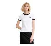 Kenzo - T-shirt avec application - Femme - Tops - Blanc - Taille: 40 FR