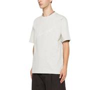 Kenzo - T-shirt à col rond et logo brodé - Homme - Tops - Gris - Taille: L