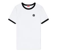Kenzo - T-shirt ajusté côtelé Boke Flower 2.0 - Femme - Tops - Blanc - Taille: 38 FR