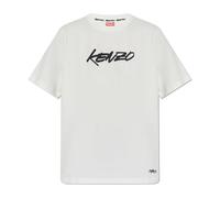 Kenzo - T-shirt avec logo imprimé - Femme - Tops - Blanc - Taille: 40 FR