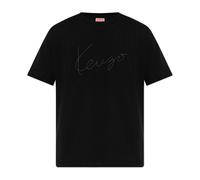 Kenzo - T-Shirt Brodé Signature - Homme - Tops - Noir - Taille: M