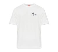 Kenzo - T-shirt Tulipe - Homme - Tops - Blanc - Taille: XL