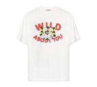 Kenzo - Wild Tiger T-shirt - Homme - Tops - Blanc - Taille: S
