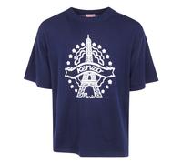 Kenzo - T-shirt motif Tour Eiffel - Homme - Tops - Bleu - Taille: M