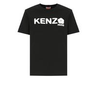 Kenzo - T-shirt Noir Logo Fleur - Femme - Tops - Noir - Taille: 36 FR
