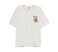 Kenzo - T-Shirt Tigre Brodé - Homme - Tops - Gris - Taille: L