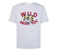 Kenzo - T-shirt Wild Tiger - Homme - Tops - Blanc - Taille: M