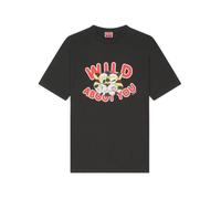 Kenzo - T-shirt Wild Tiger - Homme - Tops - Noir - Taille: L