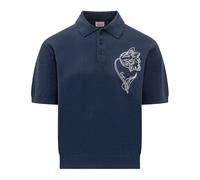 Kenzo - Tulip Polo - Homme - Tops - Bleu - Taille: S
