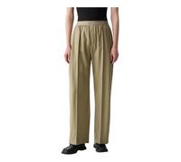 Kenzo - Pantalon Large en Laine - Femme - Pantalons - Vert - Taille: 42 FR