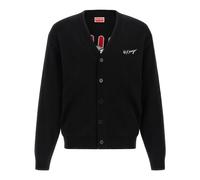 Kenzo - Wild Tiger Cardigan - Homme - Pulls - Noir - Taille: L